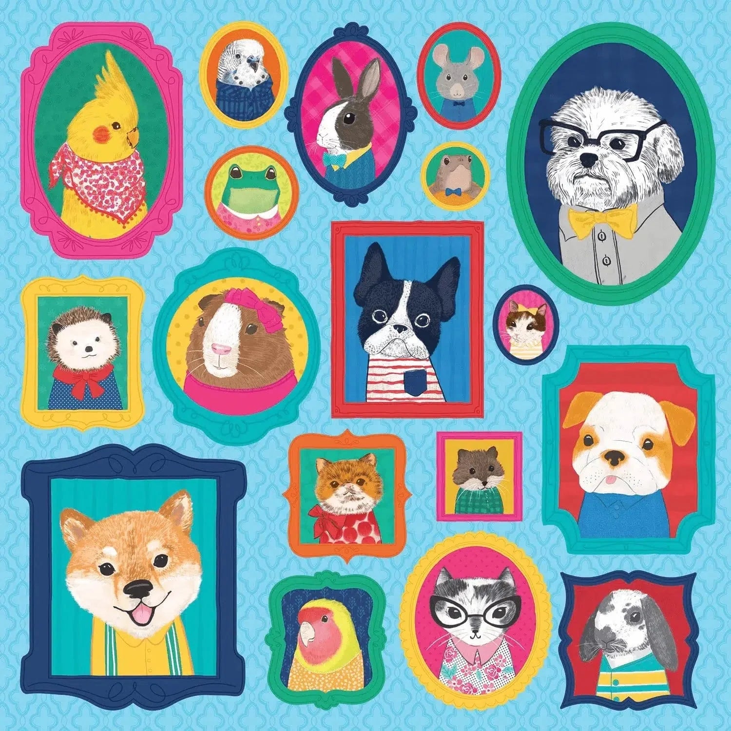 Pet Portraits 500 Piece Jigsaw Puzzle Mudpuppy